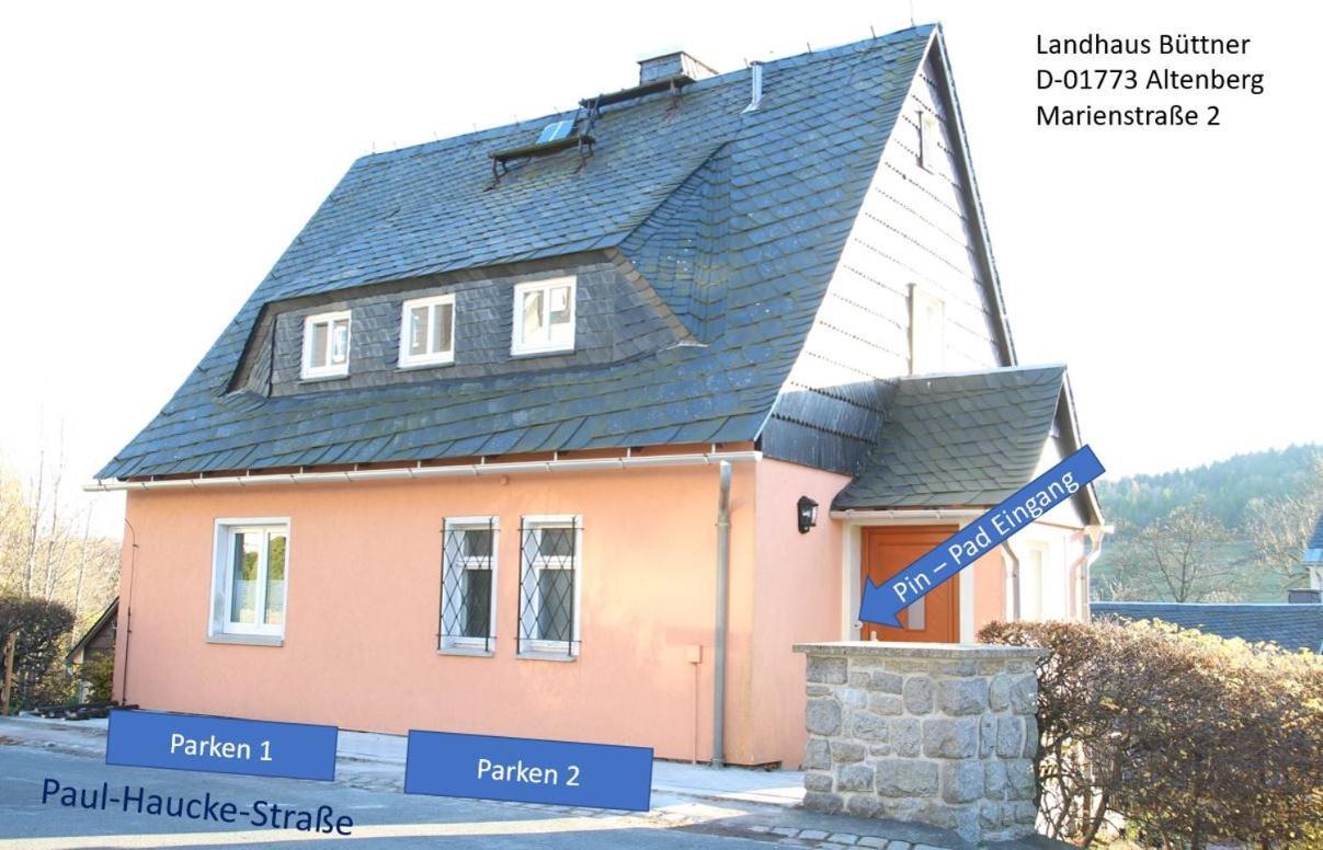 Landhaus Buettner Altenberg  Dış mekan fotoğraf